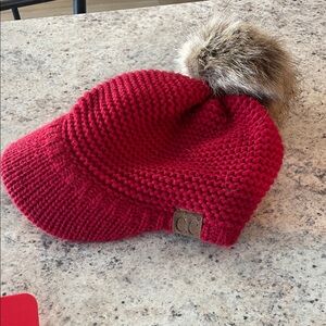 Women’s Red Knit Hat